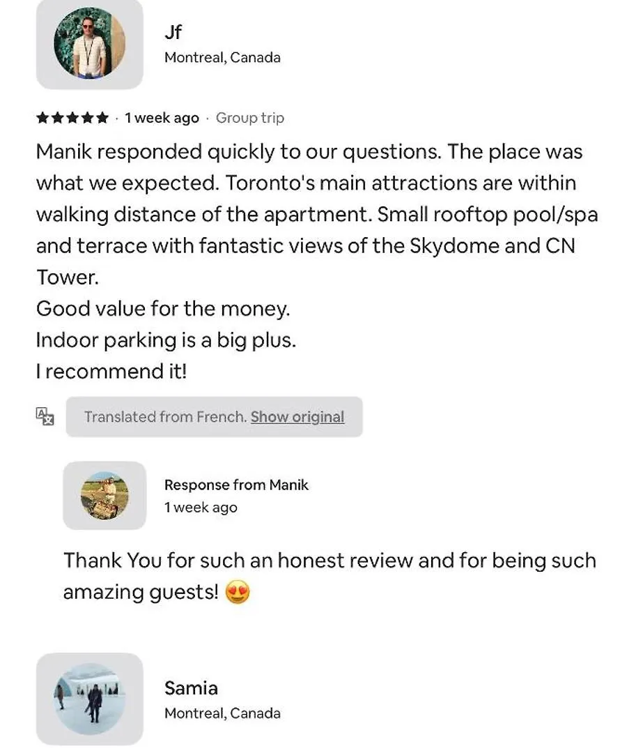 Core Downtown Toronto-3 Bedrooms-2 Bathrooms-Washrooms-Free Parking-Cn Tower-Ripleys Museum-Blue Jays Stadium In Front-Indoor Gym-Swimming Pool-Jacuzzi Sauna-Filter Drinking Water-Wifi Toronto